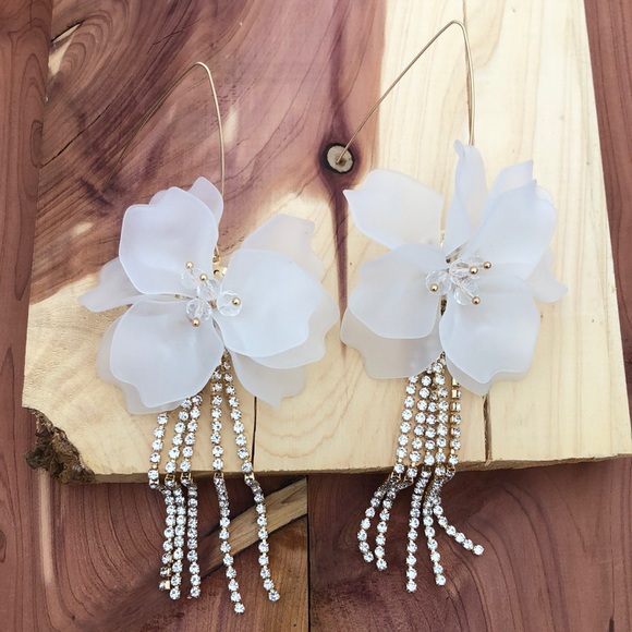 Jewelry Zara Flower Statement Earrings Poshmark